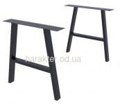 Металлическая опора Атлант для стола, цвет черный матовый, в стиле Лофт лд