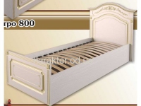 кровать односпальная Гармония 800 (мдф патина) ам