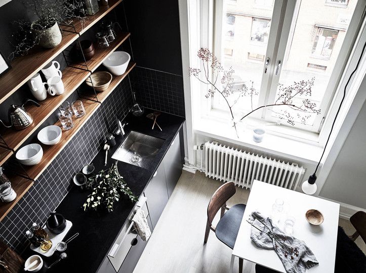 кухня в Скандинавском стиле фото
