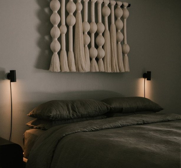 макраме панно макраме дизайн кровати спальня Одесса
