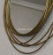 Дзеркало Кругле зі скла і металу із золотою рамою ГП91075 2