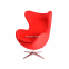 Кресло Egg chair ткань шерсть красный, бирюза, фиолетовый 3