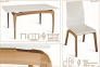 Комплект стол и 6 стульев Navi MФ 5