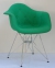 Кресло Leon (Леон) Soft Chrom ML Шерсть на металлических ножках (синий, бирюза, коричневый, зеленый) ом 4