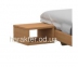 Ліжко-подіум двоспальне Carre у скандинавському та лофт стилі 7