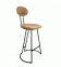 Дизайнерский барный стул Kolo Maxi со спинкой 1