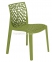 Дизайнерский стул Gruvyer (Грувер) (Crystal-OM) из полипропилена, цвет разный, для кафе, бара, дома кн 8