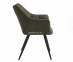 Крісло м'яке Bergamo, каркас метал чорний, тканина 3