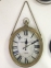 Годинник Овал з канатом Золото, Срібло, Чорний 3678 фд 0