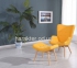 Кресло Флорино с табуреткой, пуфом, цвет коричневый, желтый, оранж, синий мдс 3