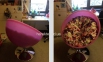 Сферическое кресло Шар из пластика с подушкой, изделия из пластика под заказ 6