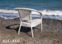 Комплект стол + 4 кресла, алюминиевый стол, пластик ротанг ALT-8030 и кресло ALC-4000 для кафе ом 0