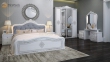 Кровать спальни Луиза 1,6*2,0 или 1,8*2,0 белый глянец в стиле Прованс, Классика 7