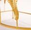 Консольный стол Перо, набор 2 шт, металл золото, с зеркальной столешницей ГП60616 3