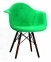 Кресло Leon (Леон) Soft W Шерсть (желтый, синий, зеленый, бирюза, серый) ножки деревянные цвет орех 4