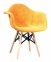 Кресло Leon (Леон) Soft XXL Шерсть (желтый, синий, зеленый, бирюза, серый) ножки деревянные 4