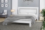 Ліжко двоспальне Пандора 160*200, сосна, білий з патіною срібро 0