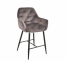 Напівбарне або барне крісло м'яке Chic bar-65(75), каркас метал чорний або золото, сидіння оксамит 37