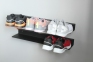 Полиця для взуття з гнутого металу Sneaker, настінна, 60х13х6 см  2