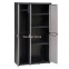 Шкаф 3-х дверный Elegance S, 97x38x171cm, черный 0