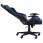 Крісло комп'ютерне геймерське VR Racer Dexter Slag чорний з синім 3