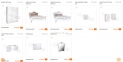 Кровать спальни Прованс 1,6*2,0 или 1,8*2,0 белый глянец в стиле Прованс, Классика 1