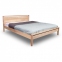 Ліжко двоспальне Drop з дерев’яною спинкою, у скандинавському та лофт стилі 1