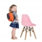 Детский стул Тауэр Вaby, пластиковый, ножки дерево бук мдс 3