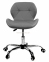 Кресло, Стул офисный Invar (Инвар, Стар нью ) ЭкоКожа (черный, белый, бежевый, серый, желтый), ножки хром 7