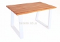 Стол деревянный прямоугольный ЦЕ TRAPEZE ELM/ ЦЕ TRAPEZ WHITE 2