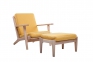 Кресло для отдыха Gloss деревянное с мягкими подушками мл 1