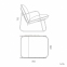 Кресло Монтэ дизайнерское, металл, текстиль в стиле Лофт 7