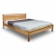 Ліжко двоспальне Drop з дерев’яною спинкою, у скандинавському та лофт стилі 0