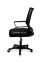 Офісний стілець Веб, сидіння чорний, спинка сітка чорний, основа чорний або білий 2