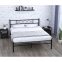 Ліжко Сабріна двоспальне 160*200 з або без узніжжя (задньої спинки), метал чорний 2