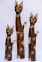 Семья котов в цветочек 1м, 80см, 60см (5 мотивов) 19286 эм 0