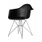 Кресло Eames (ножки металл) черный (Тауэр, Прайз) са 0