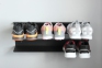 Полиця для взуття з гнутого металу Sneaker, настінна, 60х13х6 см  0