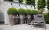 Вазон бетонный Милан для дома, сада, офиса, кафе, ресторана, отеля, базы отдыха, улицы 5