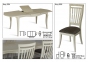 Комплект стол и стулья Маркиз-2 (цвет белый, слоновая кость, тёмный орех) МФ 1