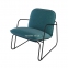 Кресло Монтэ дизайнерское, металл, текстиль в стиле Лофт 13