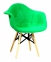 Кресло Leon (Леон) Soft XXL Шерсть (желтый, синий, зеленый, бирюза, серый) ножки деревянные 3