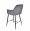 Напівбарне або барне крісло м'яке Chic bar-65(75), каркас метал чорний або золото, сидіння оксамит 24