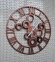 Часы с шестеренками Римские в стиле лофт атс 3