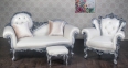 Мягкая резная Софа в стиле Барокко, диван прямой Софа крк 1