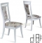 Комплект стол и стулья Маркиз (цвет белый, слоновая кость, тёмный орех) МФ 7