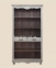 Стеллаж, этажерка, шкаф для книг, полка угловая в стиле Прованс РБК ПР-05 из ольхи или ясеня покраска в любой цвет  0