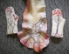 Митенки (перчатки без пальцев) из шерсти, Рябина или Сакура ваш выбор 3