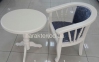 чайный набор стол и 2 кресла Берн из дерева (4 цвета покраски) 5