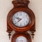 Настінний годинник, барометр, термометр, вологомір прямокутний, дерево, корічневий 21